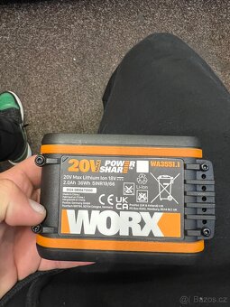AKU vrtačka Worx Nitro WX352 20V-kufr, 2x baterie,nabíječka - 7