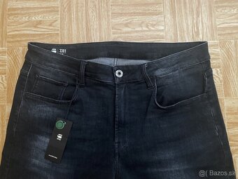 panske dzinove sortky, kratasy g-star raw 3301 velkost W35 - 7