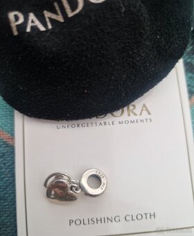 Pandora Mum přívěsek na náramek růžové srdíčko 925 - 7