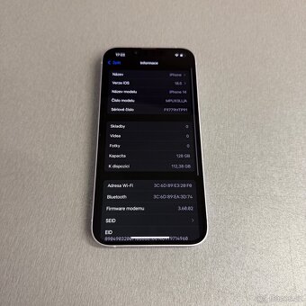 iPhone 14 128GB fialový, pěkný stav, 12 měsíců záruka - 7