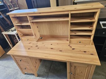 KRÁSNÝ PSACÍ STŮL IKEA HEMNES - 7