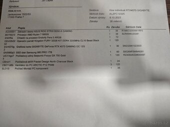Herní PC, Ryzen 7 5800X, RTX 4070 12GB, 32GB RAM - 7