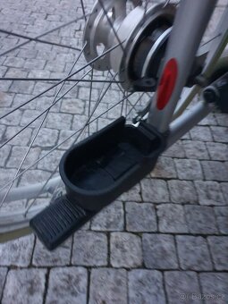 široký skládací invalidní vozík - PLNÁ KOLA - 7