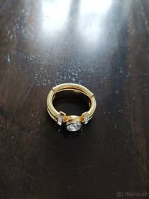 PRODÁM DÁMSKÝ ZLATÝ PRSTEN 18 KARÁT. - 7