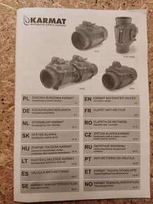 Vertikální zpětná klapka DN110 pro KG,HT - 7