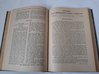 ČASOPIS PRO OBČANSKOU NAUKU A VÝCHOVU r.1928, 1929, 1930 - 7