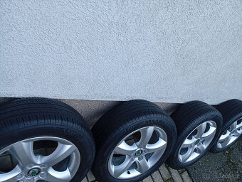 Alu kola original Škoda Fabia II, 195/65 R15 V - 7