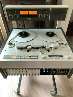 Studer A80RC mkII 14 2stopý hlavní zobcový flétnový magnetof - 7