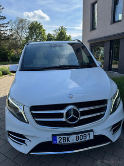 V250d AMG paket full LED kamery ACC webasto BURMASTER tažne - 7