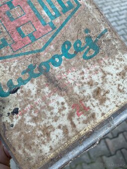 Prodám starou plechovku od oleje VEHOL - 7