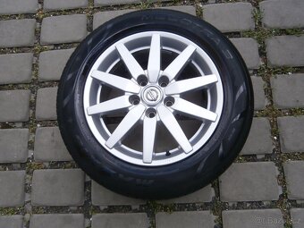 letní alu kola 5 x 114.3 205 60 16 originál nissan - 7