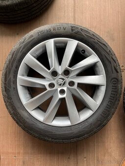 Alu disky Superb 3 vč pneu - 7