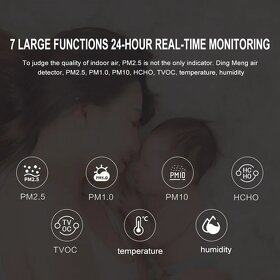 HCHOAir monitor kvality vzduchu - 7