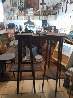 Starožitný stolek k kytkám - 7