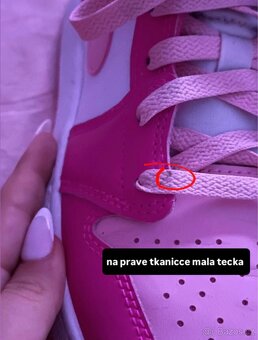 Jordan 1 Mid Fierce Pink Růžovo-Bílé Dámské Boty - 7