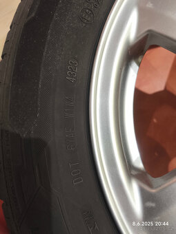 4 x al kola Škoda 5x100 15 + letní pneu 195/65 R 15 H - 7