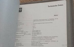 VW MANUAL V. SERV.INT.,ÚDRŽBA,TECH.DATA  ., T1, T2a, Karmann - 7