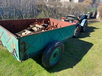Traktor, malotraktor TK4 plus sklápěcí vlek - 7