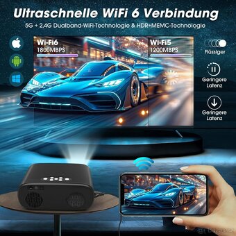 Nigecue Projektor C16 / 4K / WIFI - 7