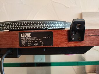 gramofon Loewe RA 1010/CEC Visionik BD 5200 - 7