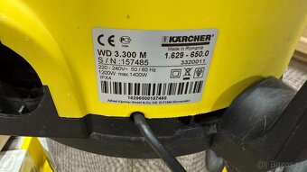 Hrncový vysavač Karcher WD 3.300 M + sáčky, dlouhý kabel - 7