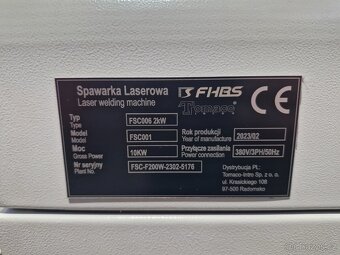 Svářecí laser FSC006 jak nový 2023r - 7