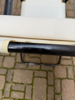 Zahradní lehátka skladací Béžové + Šedé - 7