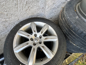 ALU disky Volvo 17", 5x108, 8x17", ET42, zimní 225/55/17 - 7