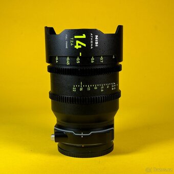 Cine Lens Set 5x Nisi Athena Prime E-Mount + 3x drop in filt - 7
