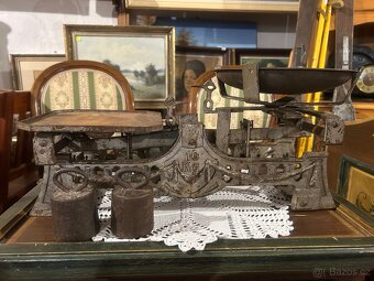 Staré litinové váhy RHEWA kouzlo dávných časů - 7