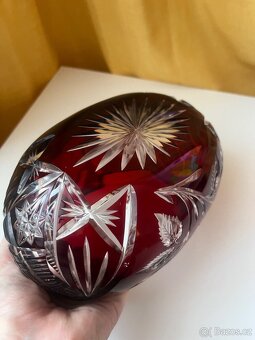 Rubínový koš / mísa - 7