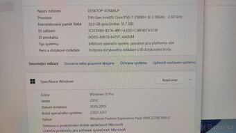 DELL XPS 9510 4K Dotyk i7-11800H 32GB, 1TB, RTX3050 Ti, W11p - 7