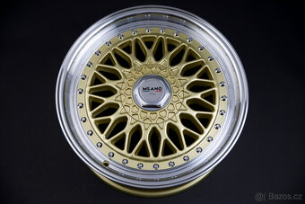Alu kola 16" 4x100/108 Riccardo silver/gold - 7