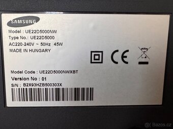 Televize Samsung UE22D5000NW - 7