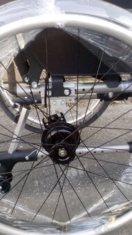INVALIDNÍ VOZÍK-polohovací+brzdy-46 cm-mohu zaslat po ČR - 7