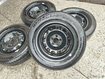 Originál plechové disky včetně pneu 5X100 5jx14 ET35 Fabia I - 7