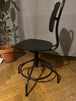 Otočná židle černá IKEA - 7