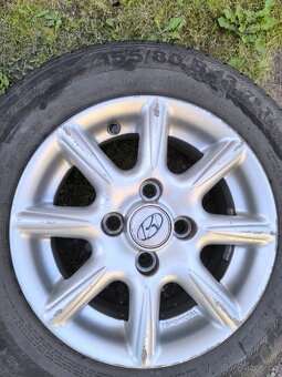 ALU kola s pneu 155/80 R13 - 7