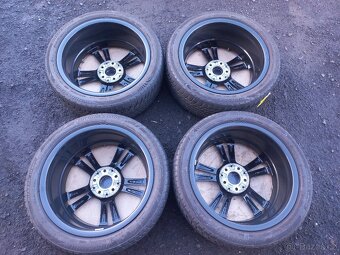 Prodám sadu Orig ALU kol Mercedes 225/45R18 zimní - 7