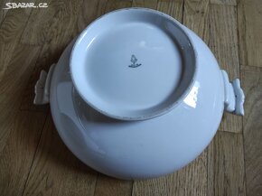 Retro polévková mísa, kulaté oválné podnosy,... - 7