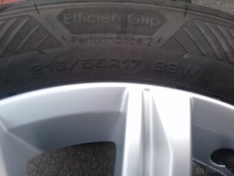 alu VW Touran II, letní 215/55/17, alu VW 17" Stockholm - 7