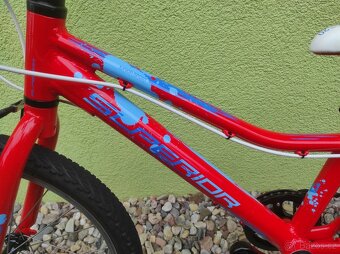 Značkové dětské kolo Superior 20 "(červená/modrá) - 7