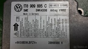 VW Touran - airbagy / jednotky / sada airbagů - 7