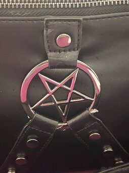 Prodám černou kabelku s pentagramem značky Killstar - 7