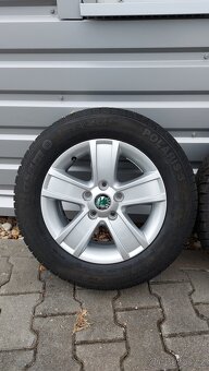Alu kola 5x112 r15 originál Škoda Octavia II - 7
