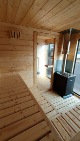 Finská venkovní sauna-Saunový domek s odpočívárnou - 7