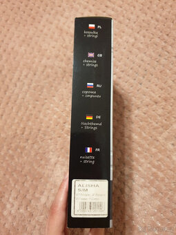 Lila fialová krajková saténová souprava S/M 36/38 - 7