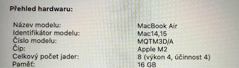 MacBook Air 2023 M2 15 palců - 7