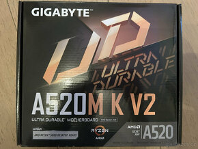 Nový Gigabyte A520M + AMD Ryzen 5 4500 - plná záruka - 7