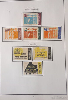 Album zápalkových nálepek 1945 - 1958 č.2 - 7